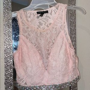 Pink champagne prom dress